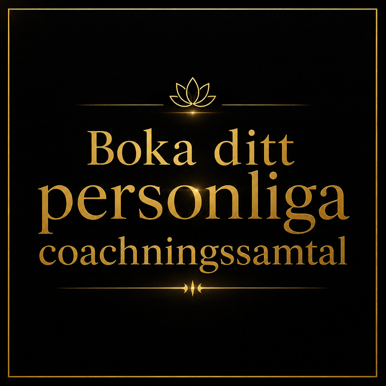 Boka ditt personliga coachningsmöte